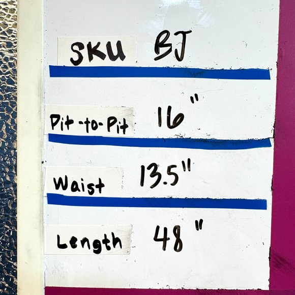 PILCRO & The LETTERPRESS Denim Jean Button Front Puff Sleeve Midi Dress Size 8 - Picture 11 of 11